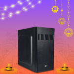 iball Elite with SMPS Micro ATX Cabinet  (Black)